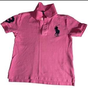 Polo Ralph Lauren Pink Big Pony Mesh Polo Shirt Size 6